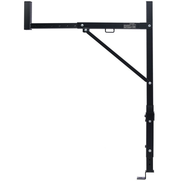 KFFKFF Adjustable Steel Truck Rack, Extendable 19-34 inches, Height 38.6"-43.6", 250 lbs Capacity, Heavy Duty Bed Rack for Kayaks, Surfboards, Lumber, and Ladders