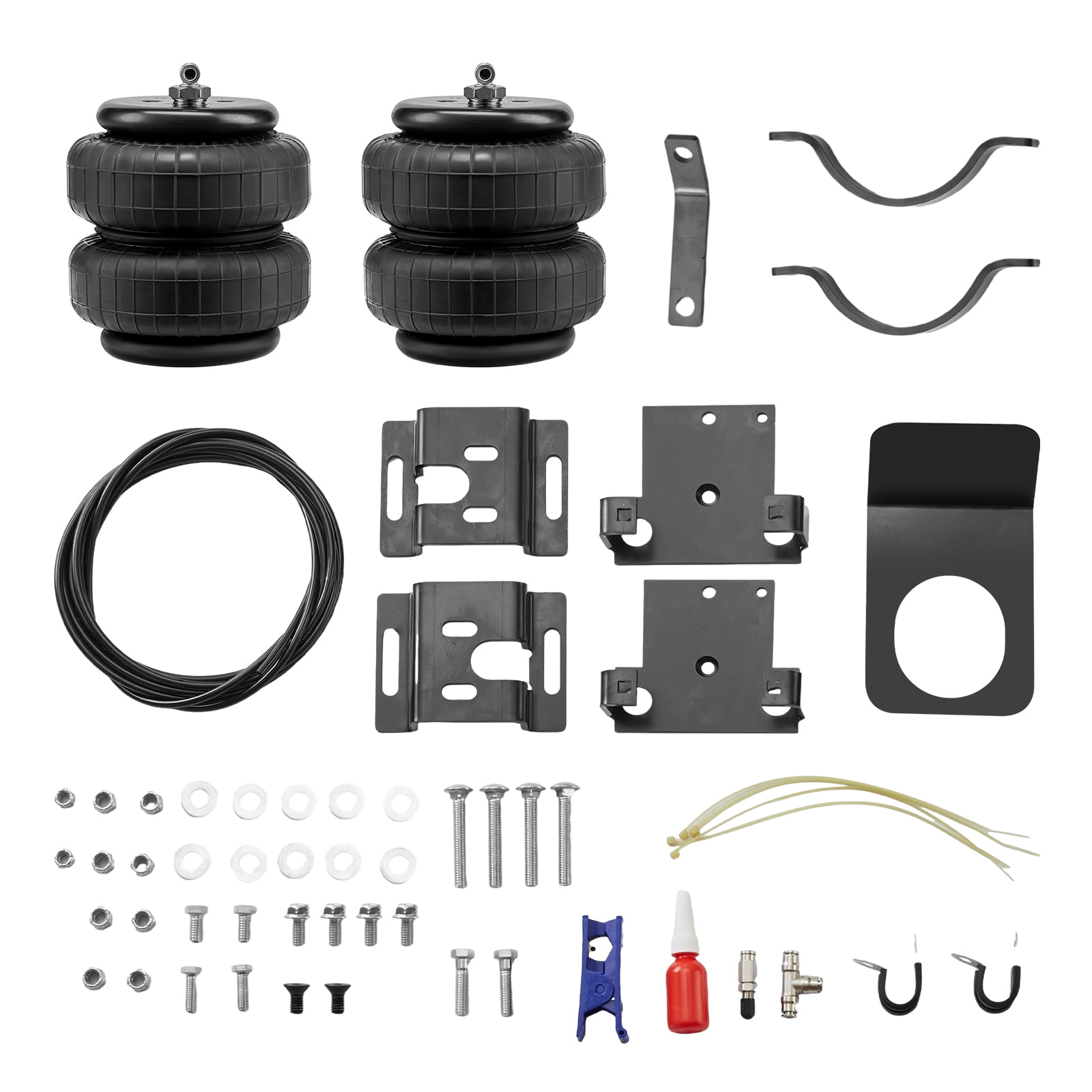 KFFKFF Air Cushioning Setup, Compatible with 2001-2010 Chevrolet Silverado 2500/3500HD & GMC Sierra 2500/3500HD 4WD RWD, Supports up to 5000 lbs, Adjustable 5-100 PSI