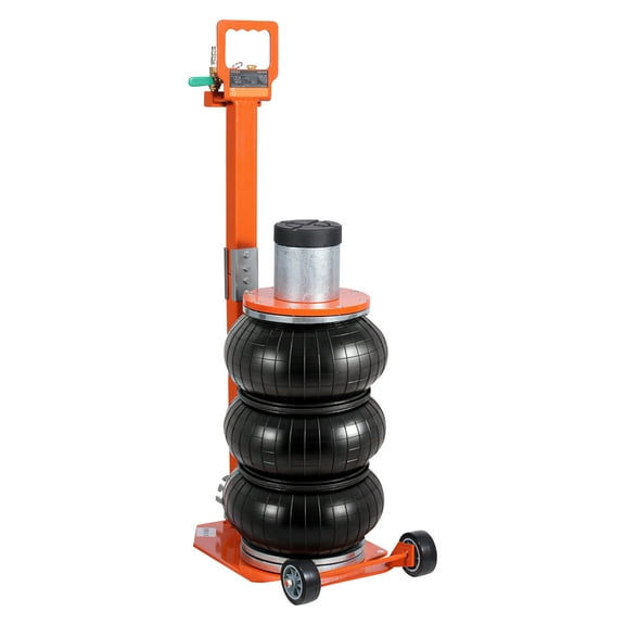 KFFKFF Air Jack, 3 Ton/6600 lbs, 1-6S Pneumatic Lifting Jack with Elevated Column & Modifiable Handle, Compact, Simple to Elevate & Space-Efficient Jack with Dense Rubber Pad, Suitable for Sedan