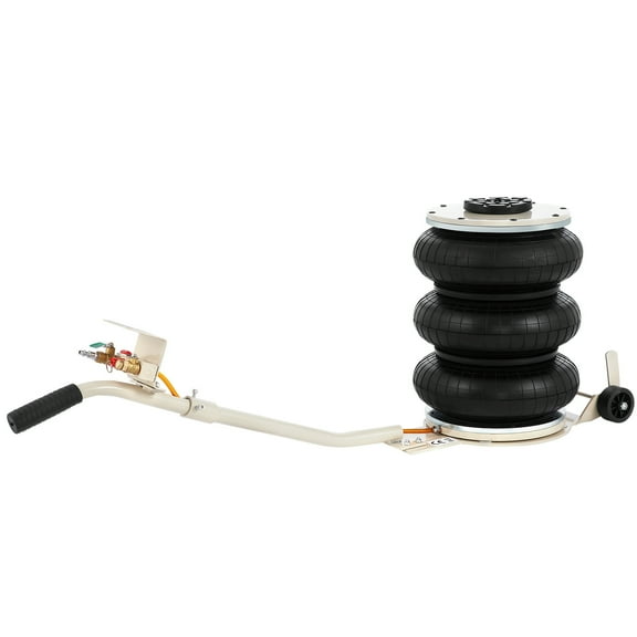 KFFKFF Air Jack, 5 Ton Capacity Triple Bag, Height Range 6.3-15.75 Inch, Includes Long Handle, Ideal for Automotive Lifting and Repairs