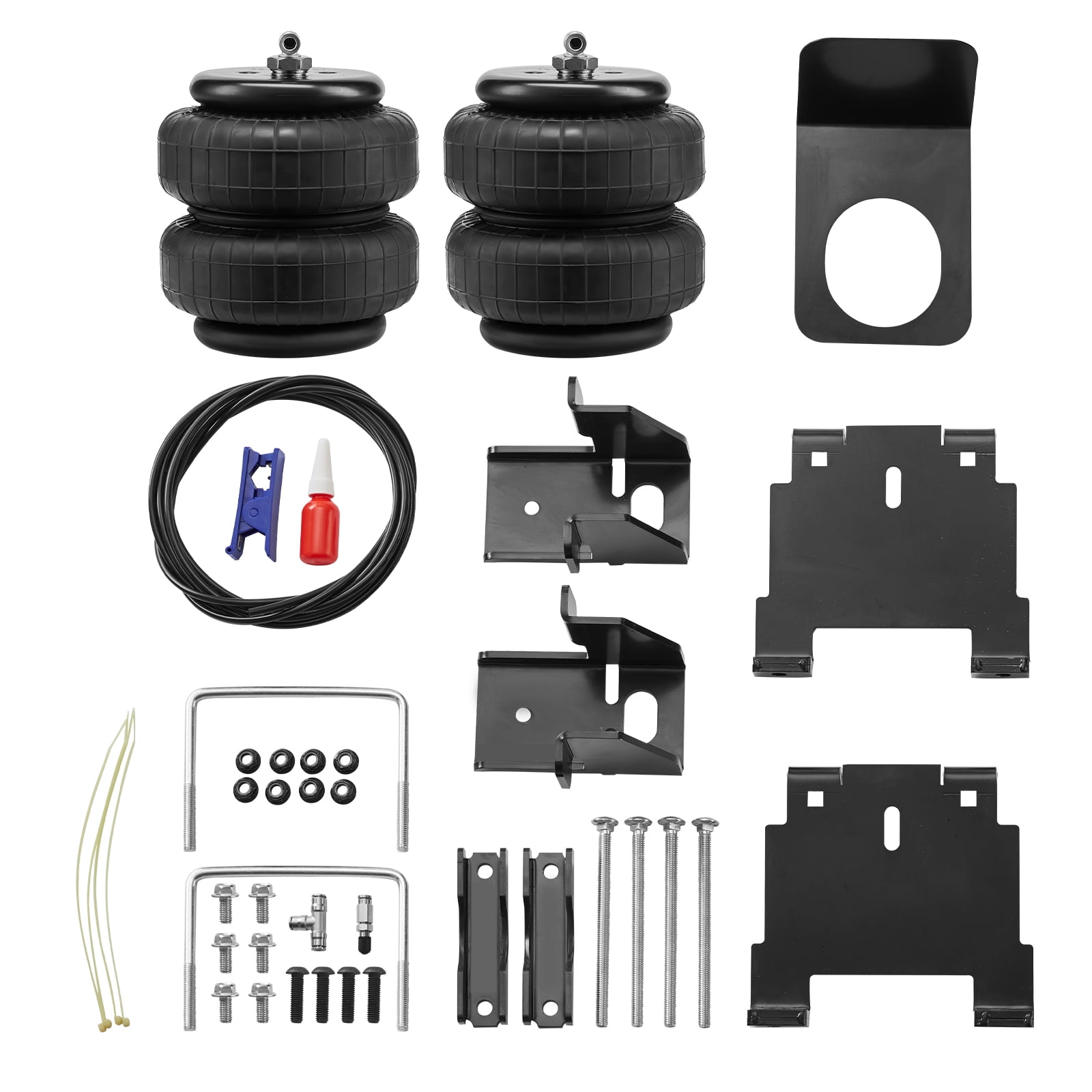 KFFKFF Air Suspension Kit, Compatible with 2007-2018 Chevrolet Silverado 1500 and GMC Sierra 1500 2WD/4WD, 5000 lbs Load Capacity, Adjustable 5-100 PSI