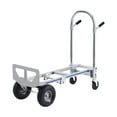 thumbnail image 1 of KFFKFF Aluminum Hand Truck, Dual-Function, 800 lbs Capacity, Robust Industrial Foldable Hand Truck and Dolly, Versatile Cart Transforms from Hand Truck to Platform Cart, Equipped with Rubber Wheels, 1 of 9
