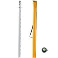 thumbnail image 1 of KFFKFF Aluminum Measuring Rod, 14-Foot Telescopic Survey Tool with 6 Sections, Double-Sided Scale in 1/10 ft, Leveling Stick with Bubble Level and Carrying Bag for Construction and Flooring, 1 of 9