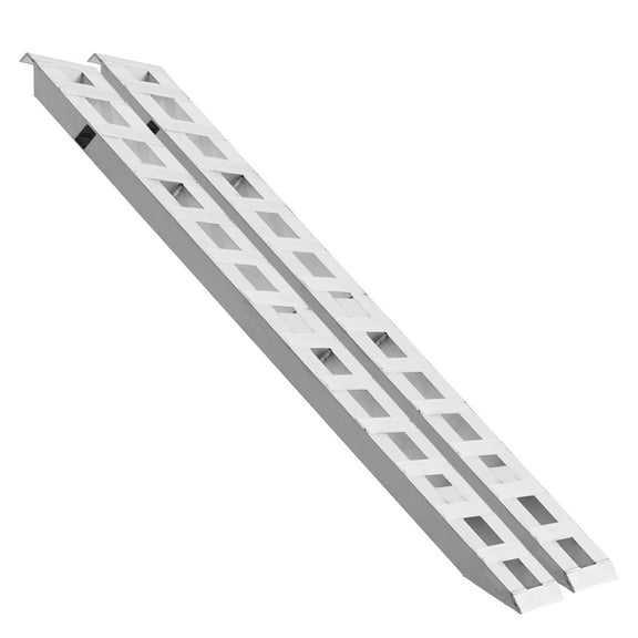 KFFKFF Aluminum Ramps, 72" x 15", 6000 LBS Load Capacity, Suitable for Motorcycle, Dirt Bike, Trailer, ATV, UTV, Garden Tractor, Lawn Mower, Set of 2