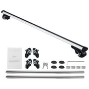 KFFKFF Aluminum Roof Rack Crossbars, Compatible with Raised Side Rails, 200 lbs Capacity, Adjustable Design with Locks, Suitable for SUVs, Sedans, and Vans