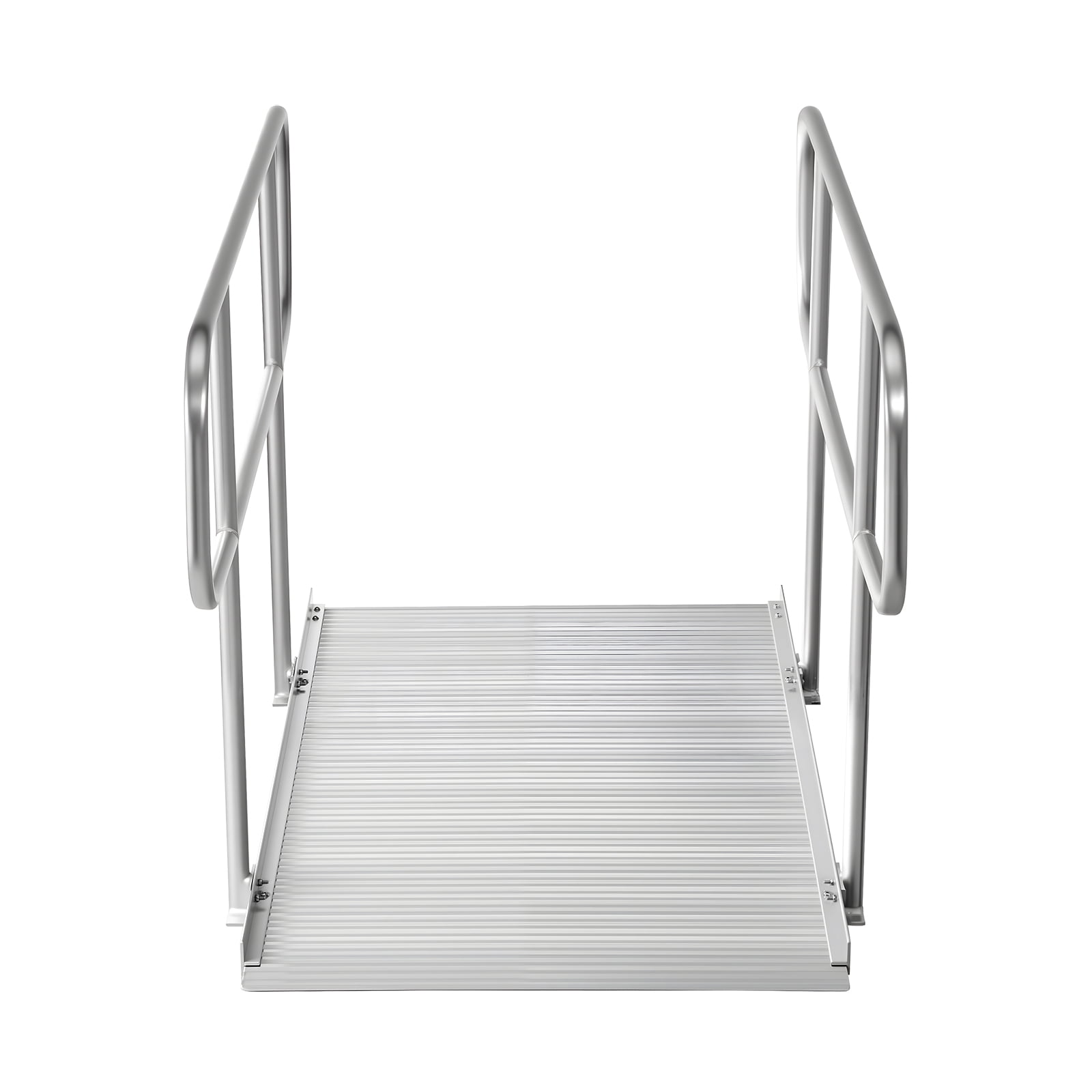 Legs For Ramp KFFKFF Aluminum Wheelchair Ramp with Handrails, 71.1 x 32.7 in, Durable ...