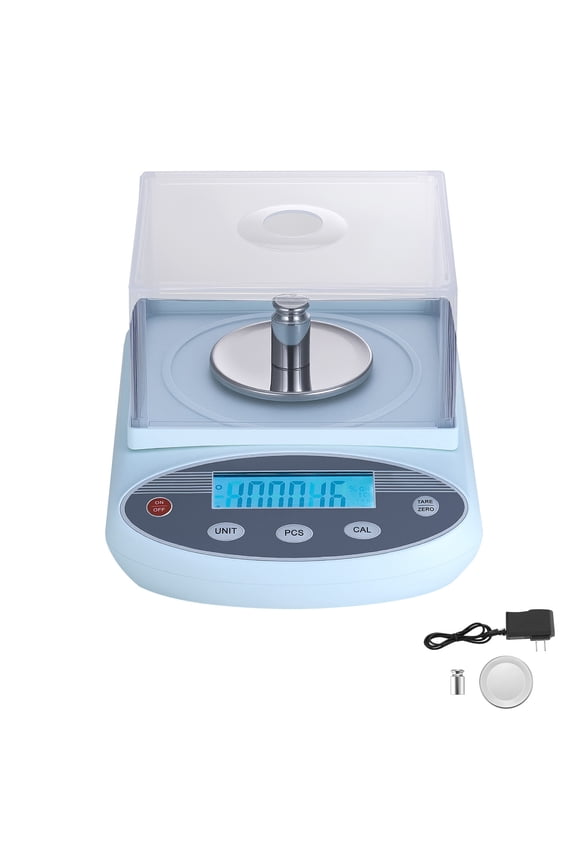 Analytical Balance, 200 g x 0.001 g, Precision Lab Scale with 13 Measurement Units, Digital Electronic Scale with Glass Draft Shield and Weighing Pan, Suitable for Laboratory, Jewelry