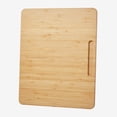 thumbnail image 1 of KFFKFF Appliance Slider, Compact 10.5 x 13-inch, Rolling Tray with Rubber Wheels & Hollow Handle, Easy to Clean, Sliding Tray for Coffee Machines, Kitchen Countertop, Natural Wood Design, 1 of 9