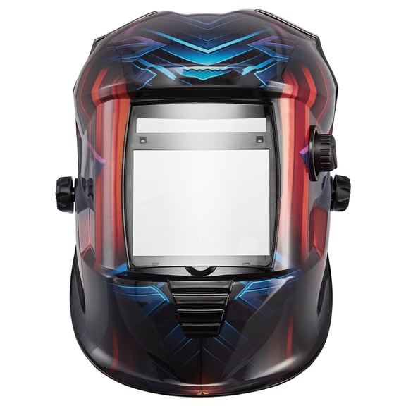 KFFKFF Auto-Darkening Welding Helmet with True Color Technology, 3.94" x 3.15" Viewing Area, Solar-Powered Mask with 4 Arc Sensors, Adjustable Shade Range 4/5-9/9-13 for TIG, MIG, ARC Welding
