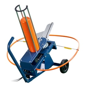 KFFKFF Automatic Clay Target Launcher with Adjustable Angle, Foot Pedal, and Pull Handle - Holds Up to 50 Targets, Throws Over 55 Yards, Ideal for Shooting Practice and Sports