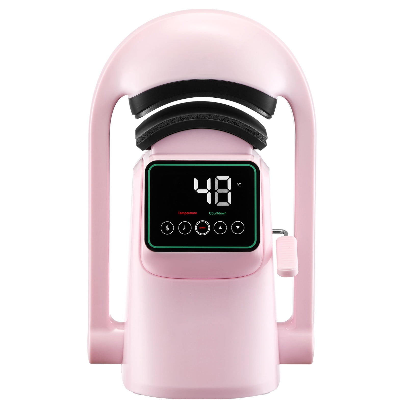 KFFKFF Automatic Hat Heat Press Machine with Dual Interchangeable Platens, Touchscreen for Accurate Time and Temperature Settings, Auto Open and Release Function