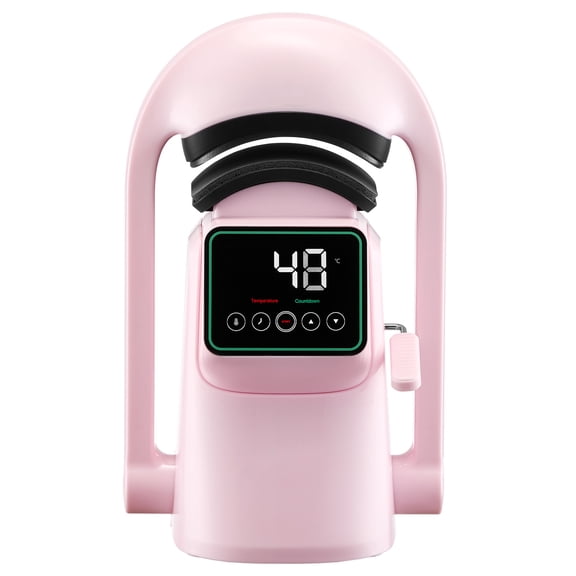 KFFKFF Automatic Hat Heat Press Machine with Dual Interchangeable Platens, Touchscreen for Accurate Time and Temperature Settings, Auto Open and Release Function