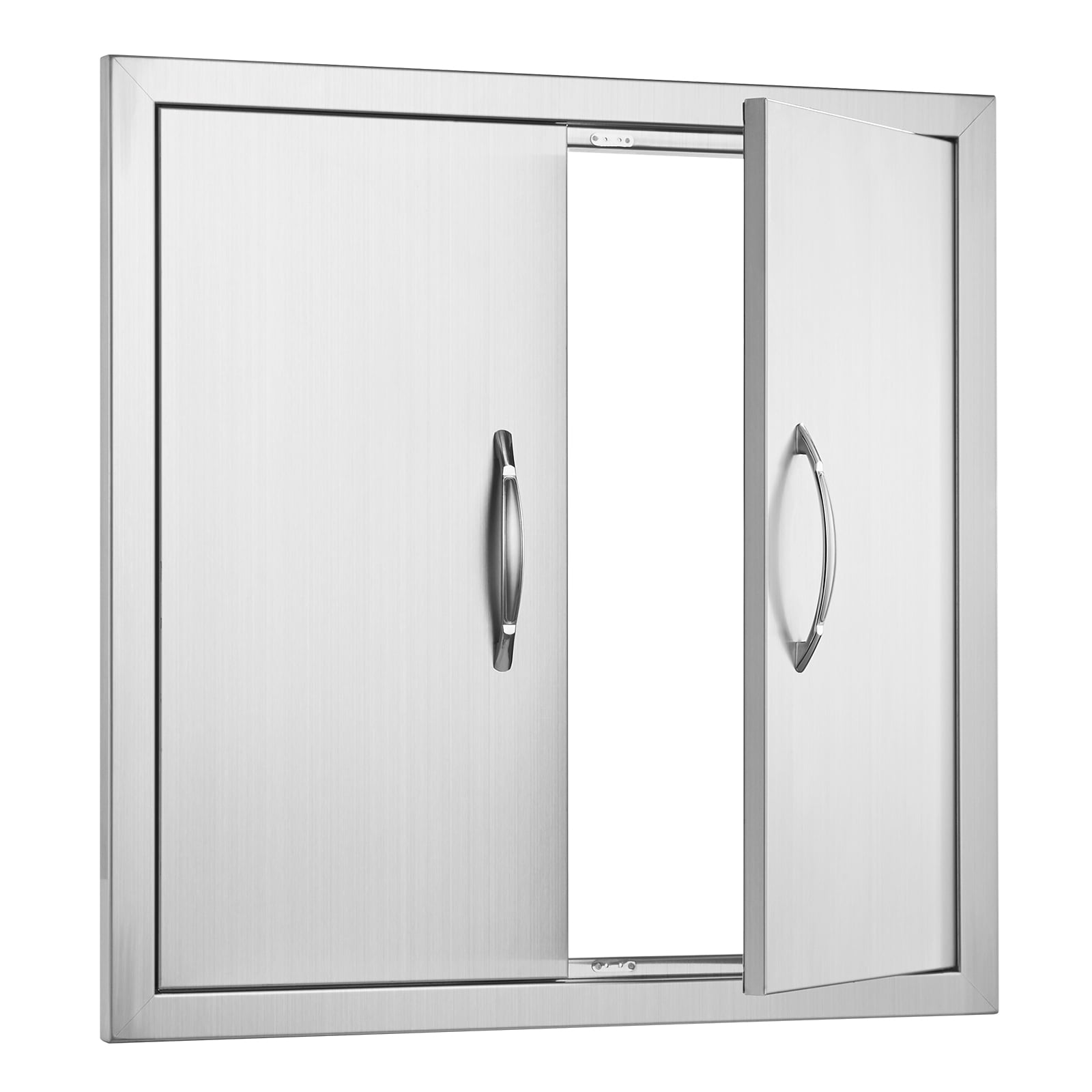 KFFKFF BBQ Island Entry Door 24x24 Inch Stainless Steel Outdoor Kitchen Door