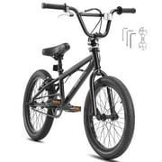 KFFKFF BMX Bicycle, Freestyle Cycle with 18-Inch Wheels, BMX Racing Cycle featuring 360° Rotor, Suitable for Novice to Experienced Riders, BMX Bikes for Teens and Adults, Robust Hi-Ten Steel Frame