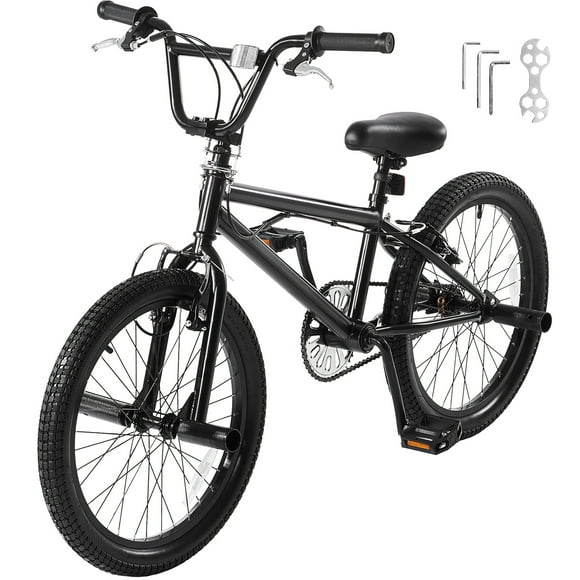 KFFKFF BMX Cycle, Freestyle Bike with 20-Inch Wheels, BMX Racing Cycle with 360 Rotator and Four Pegs, Suitable for Novice to Skilled Riders, BMX Bikes for Teens and Adults