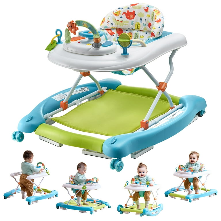 SKYSHALO 4 in 1 Foldable Multifunctional Baby Walker with SKYSHALO 4 in 1 Foldable Multifunctional Baby Walker with