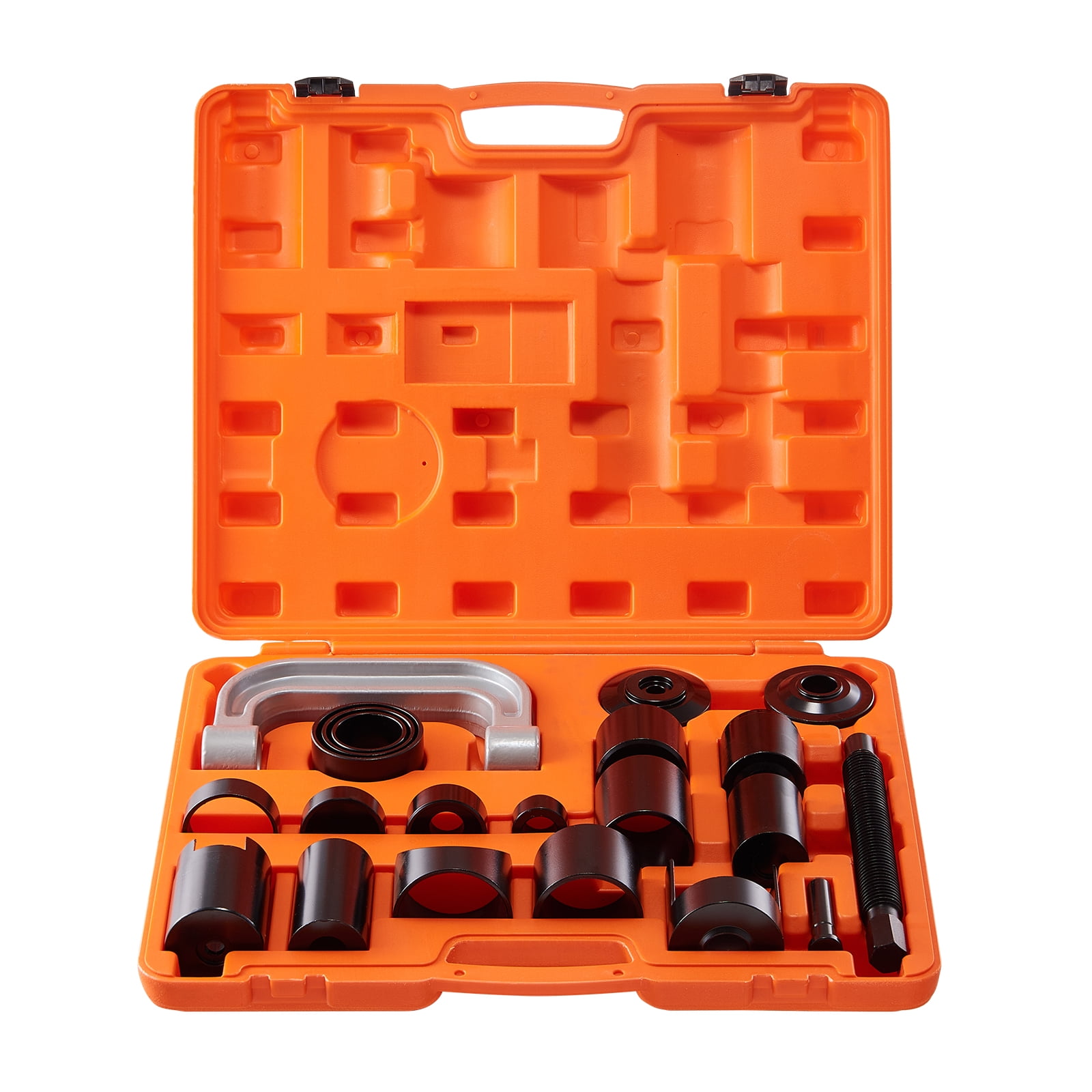 KFFKFF Ball Joint Press Set, 21-piece Tool Set, C-press Ball Joint Removal and Installation Tools, Suitable for Majority 2WD and 4WD Vehicles, Robust Ball Joint Maintenance Kit for Vehicle Servicing