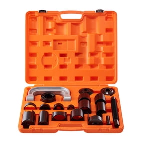 KFFKFF Ball Joint Press Set, 21-piece Tool Set, C-press Ball Joint Removal and Installation Tools, Suitable for Majority 2WD and 4WD Vehicles, Robust Ball Joint Maintenance Kit for Vehicle Servicing