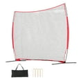 thumbnail image 1 of KFFKFF Barricade Backstop Net,12x9ft Portable Barricade Tailgate Net Sports Ball Obstacle Softball Practice Net w/ Carry Bag for Baseball Softball Lacrosse Soccer Hockey Training, 1 of 9