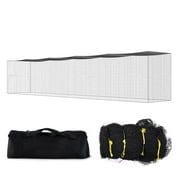 KFFKFF Baseball Batting Netting, 70x12x14ft Professional Softball Baseball Batting Hitting Training Net, Practice Portable Pitching Cage w/Storage Bag