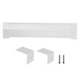 thumbnail image 1 of KFFKFF Baseboard Heater Covers, 3 ft Standard Electric Heating Unit Front Panel for Home Improvement, Durable Steel Construction, Simple Installation for Bedroom Upgrades, White, 1 of 9