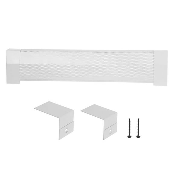 KFFKFF Baseboard Heater Covers, 3 ft Standard Electric Heating Unit Front Panel for Home Improvement, Durable Steel Construction, Simple Installation for Bedroom Upgrades, White