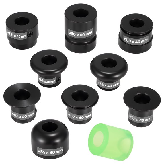 KFFKFF Bead Roller Forming Set with 9 Dies and 1 Polyurethane Wheel, Designed for Metal Fabrication, Compatible with 22 mm Shaft Rollers, Sturdy Build, Versatile Profiles, Suitable for Aluminum