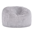 thumbnail image 1 of KFFKFF Bean Bag Lounger, Transforms from BeanBag to Relaxation Mattress, Oversized Bean Bag Lounger with Detachable Cover for Grown-ups, Soft and Cozy, Foam Stuffed with Handy Side Pouch, Grey, 1 of 9