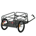 thumbnail image 1 of KFFKFF Bicycle Freight Trailer, Supports up to 160 lbs, Robust Bike Carriage Cart, Collapsible for Easy Storage & Swift Detachment with All-Purpose Coupling, 16" Tires, Safety Reflectors, 1 of 9
