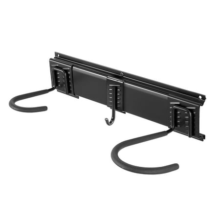 KFFKFF Bicycle Storage Solution, Accommodates 8 Bicycles & 7 Helmet Hooks, Wall-Mounted Bike Hanger for Home & Garage, Adaptable to Fit Different Bicycle Sizes, Adjustable Mount, Supports 400 lbs