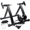 thumbnail image 1 of KFFKFF Bicycle Training Stand, Magnetized Fixed Bike Stand for 26"-29" Wheels, 8 Adjustable Resistance Levels, Quiet Operation Motor, Compact for Indoor Cycling Workout, Includes Quick-Release, 1 of 9