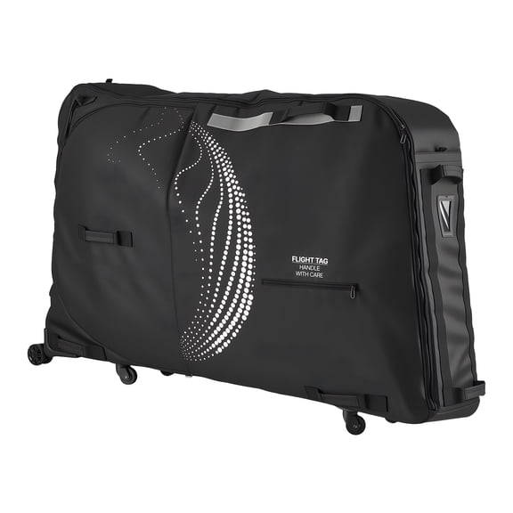 KFFKFF Bike Travel Bag, Universal Bicycle Transport Case with TSA Lock, Support Plates, Protective Design, and Fork Mount Stabilization, Fits Bikes with Max. Wheelbase of 51 in for Airplane