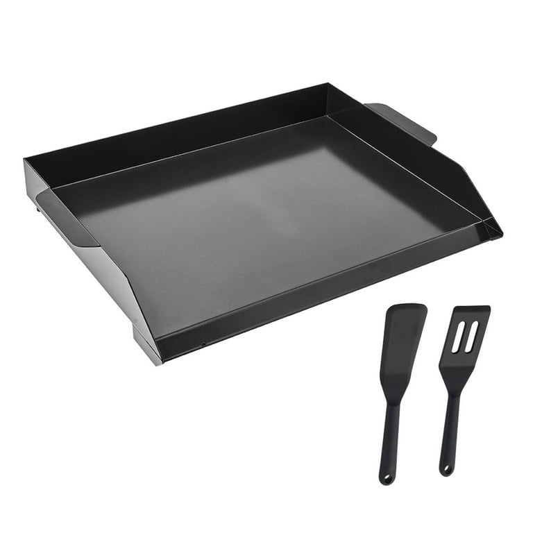 KFFKFF Carbon Steel Griddle, 22x16 inches Rectangular Flat Top