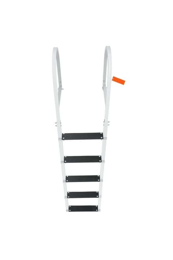 Boat Dock Ladder Removable 5 Steps with 500lbs Load Aluminum Dock Ladder