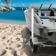 KFFKFF Boat Trailer Guide 62” Galvanized with PVC Poles & LED Lamp for Sailboat