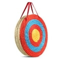 thumbnail image 1 of KFFKFF Bow Target, 5-Tier 20" Arrow Target, Classic Firm Straw Circular Archery Target, Crafted Arrows Target, Multicolored Cord Target for Outdoor Backyard Hunting Shooting Drills, 1 of 9