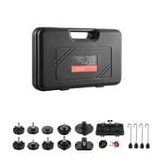 KFFKFF Brake Fluid Refill Kit, 12 Components, Expert Brake Bleeding Adapter Set with Comprehensive Kit & Handle, Robust Brake Bleeding Adapter Suitable for Majority of Contemporary & Vintage Vehicles