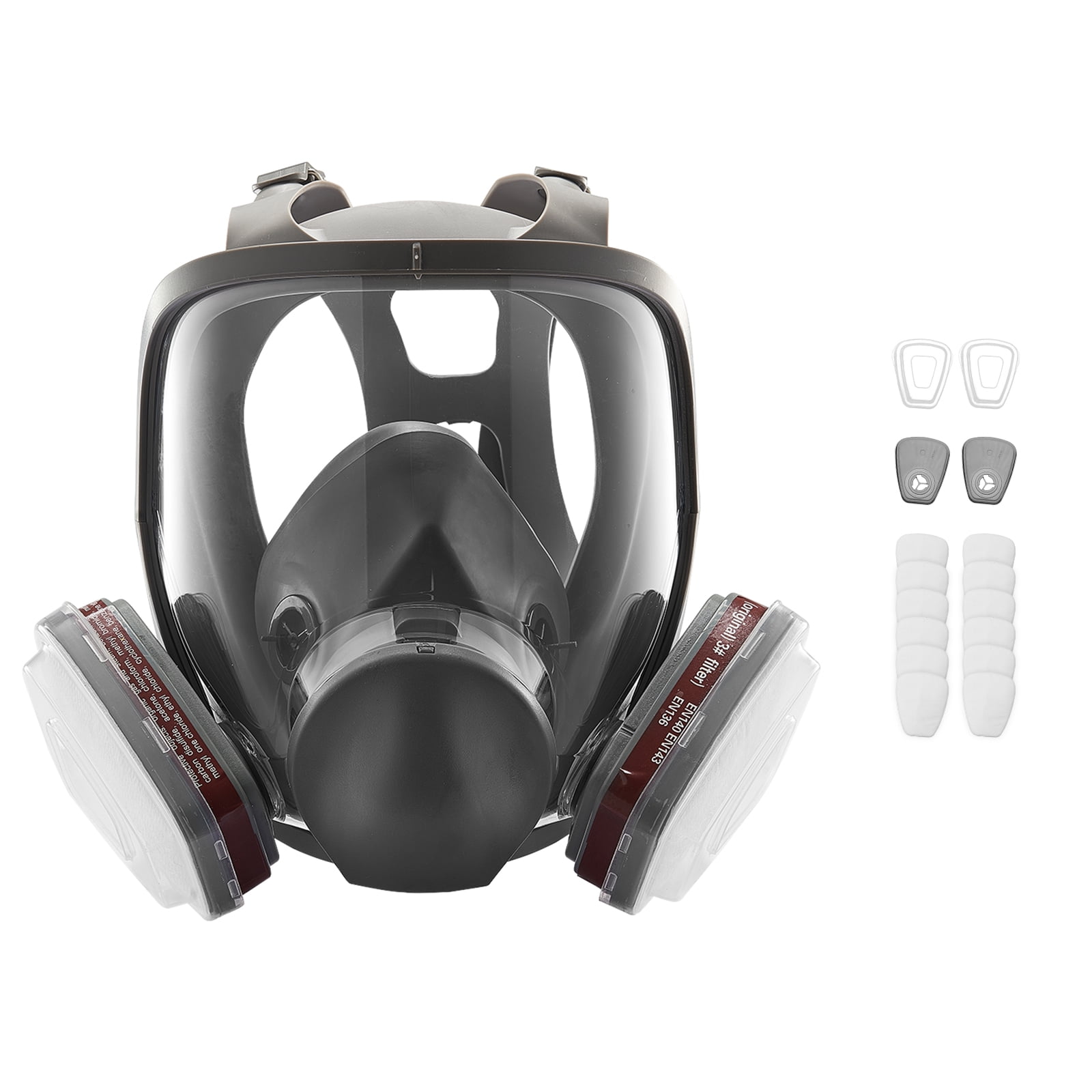 KFFKFF Breathing Apparatus, Recyclable Full Facial Gas Shield with ...