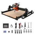 thumbnail image 1 of KFFKFF CNC Carving Device, 300W, Triple Axis GRBL Managed Wood Etching and Milling Equipment Set, Working Space of 15.75 x 15.75 x 2.36 in / 400 x 400 x 60 mm, 1200 RPM Suitable for Wood, Acrylic, 1 of 9