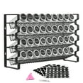 thumbnail image 1 of KFFKFF Cabinet Spice Storage Solution, Comes with 36 Blank Spice Containers, Caps, Spice Identifiers, and Funnel Full Kit, Condiment Arrangement for Kitchen Surface, Kitchen, Storage Room, Cabinet, 1 of 9