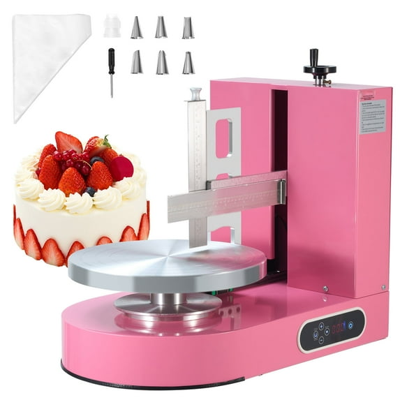 KFFKFF 6-14" Cake Cream Spreading Coating Smearing Machine Cake Decorating Machines Baking Tools 304 Stainless Steel