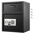 thumbnail image 1 of KFFKFF Carbon Steel Digital Safe - 1.7 Cubic Feet, Electronic Code Lock, Deposit Slot, Two Backup Keys, Ideal for Home, Hotel, Restaurant, Office, 1 of 9