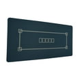 thumbnail image 1 of KFFKFF Card Game Mat, 70 x 35 Inch, Accommodates 6-8 Participants, Portable with Storage Bag, Water-Resistant, Green, Rectangular, Ideal for Poker Sessions, 1 of 9