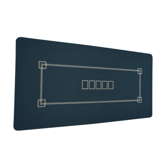KFFKFF Card Game Mat, 70 x 35 Inch, Accommodates 6-8 Participants, Portable with Storage Bag, Water-Resistant, Green, Rectangular, Ideal for Poker Sessions