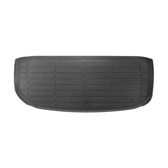 KFFKFF Cargo Mats Compatible with Hyundai Palisade 2020-2024, Custom Fit TPE Cargo Liner Set for SUVs, Trunk and Rear Seat Protector, Black, Trunk and Backrest Mats