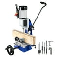 thumbnail image 1 of KFFKFF Carpentry Mortise Equipment, 1/2 HP 1700RPM Powermatic Drill, Featuring Adjustable Work Station Benchtop Mortising Device, Designed for Crafting Round and Square Holes, 1 of 9