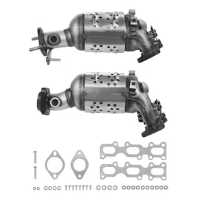 KFFKFF Catalytic Converter, 2-Pack, Compatible with Ford Police Interceptor Sedan, Explorer, FLEX, Police Interceptor Utility, Taurus/Lincoln MKS, MKT, MKZ, 3.5L V6 Engine, Front Left and Right