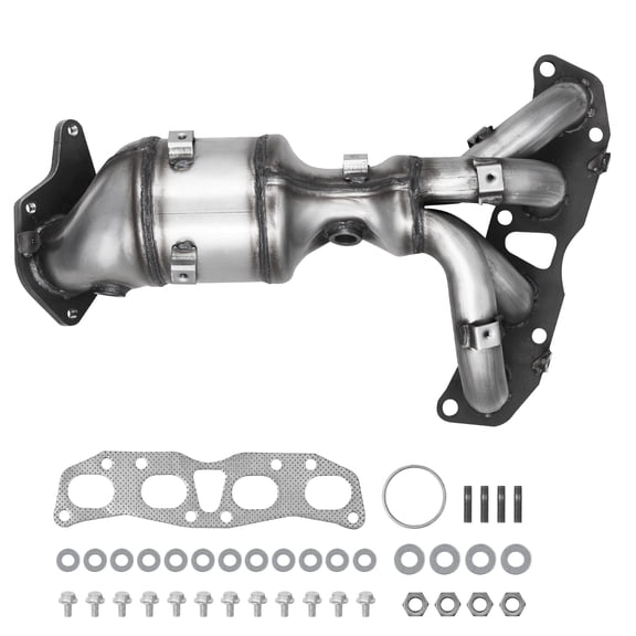 KFFKFF Catalytic Converter, Fits Nissan Altima 2007-2013 2.5L L4, Front Position, OE 674-933 Replacement, Stainless Steel High-Flow Design for Emission Control