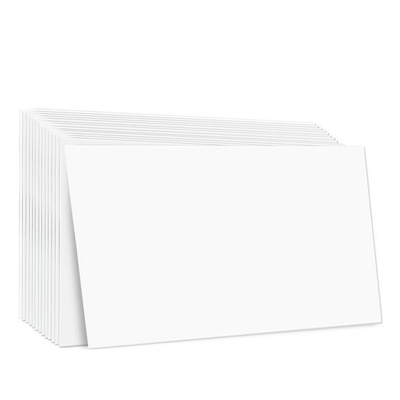KFFKFF Ceiling Tiles, 10-Pack 24 x 48 in, Drop Ceiling Panels Made of Durable PVC Foam, Fire-Resistant with Flexible Design for Easy Installation, Ideal for Home or Office Dcor, Smooth White Finish