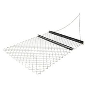KFFKFF Chain Harrow, 4x5 ft Drag Harrow - Constructed from Q235 Steel, UTV Tractor Implements for Ground Smoothing or Turf Preparation, Robust Harrow Rake for Gravel Pathway, Agricultural Field